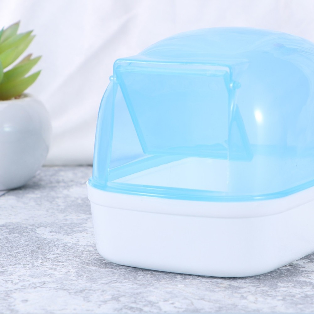 Hamster Bath Plastic Bathroom Bathtub Small Animal Bath Basin Random Color