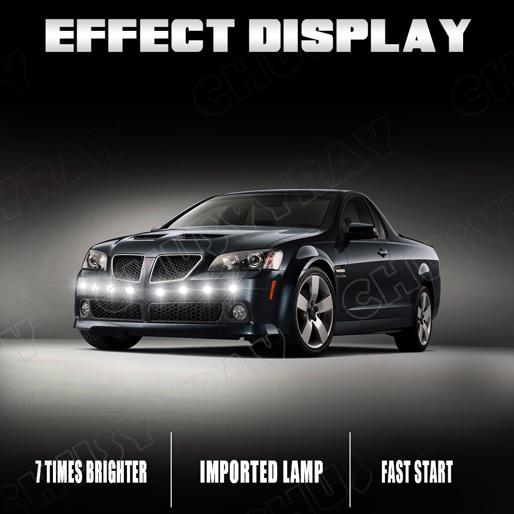 4X For Frontier 2005-2021 Grille LED White Light Raptor Style Grill NEW