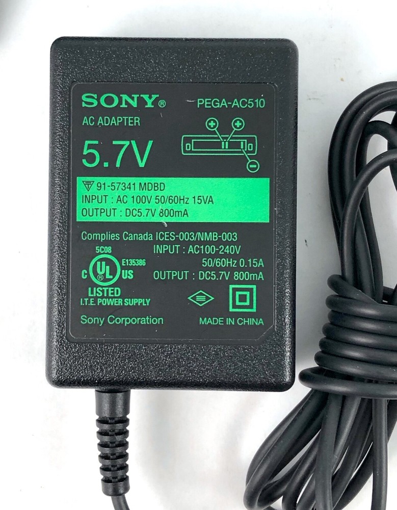 Sony CLIÉ Handheld PEG-N610C Palm Organizer PDA, Power Adapter, USB Cradle Dock