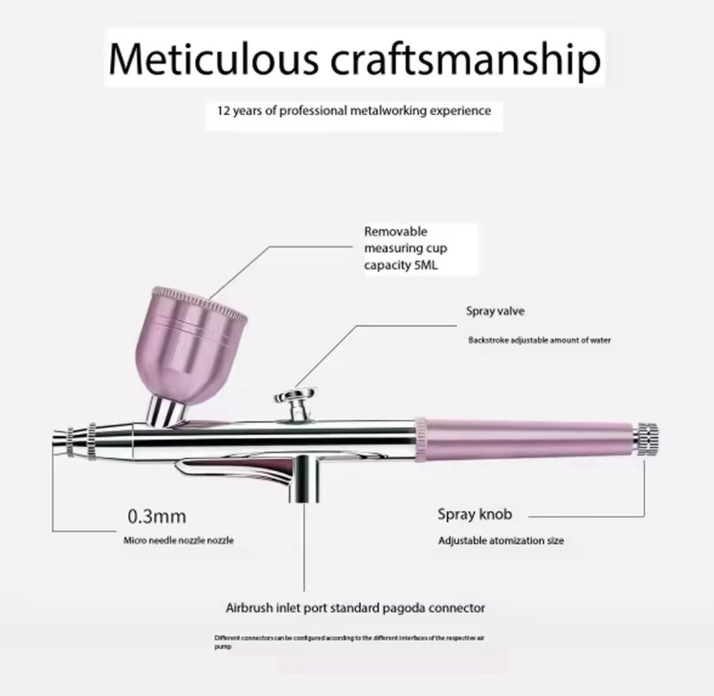 Airbrush Pen Compressor 0.3mm Model Making, Airplane Decoration