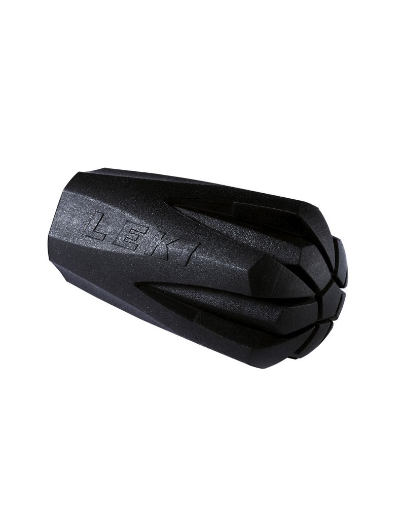 LEKI Rubber Walking Tip - Replacement Protective Tips for One Size, Black