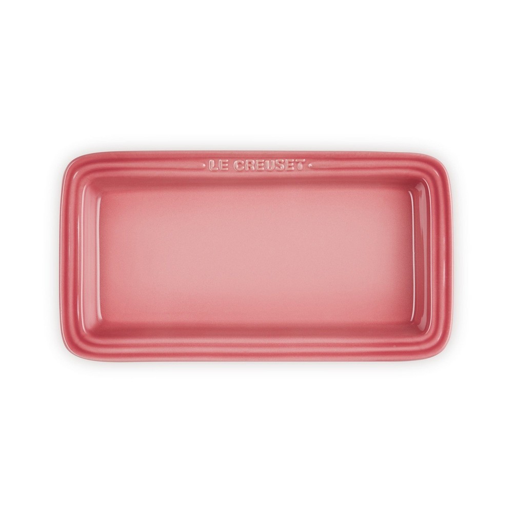 Le Creuset Rectangular Plate 25cm 10" Rose Quartz Stoneware Serving Platter New