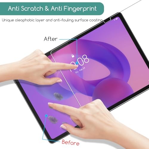 (2-Pack) Tempered Glass Screen Protector for 2025 New Lenovo Idea Tab Plus