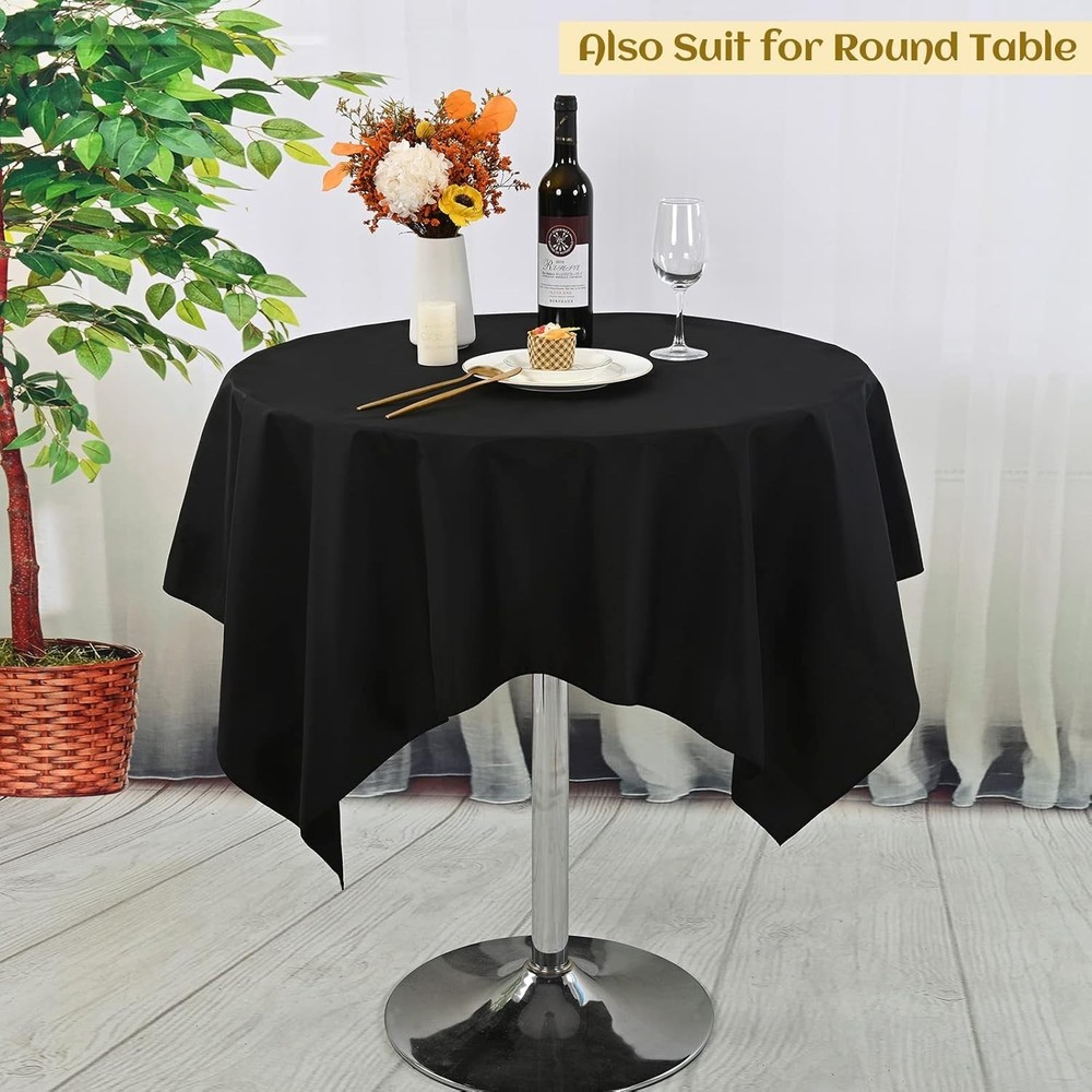 Stain Resistant Square Tablecloth Set