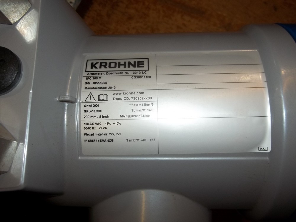 KROHNE IFC300C ALTOMETER SINGLE FLOW CONVERTER TRANSMITTER (469)