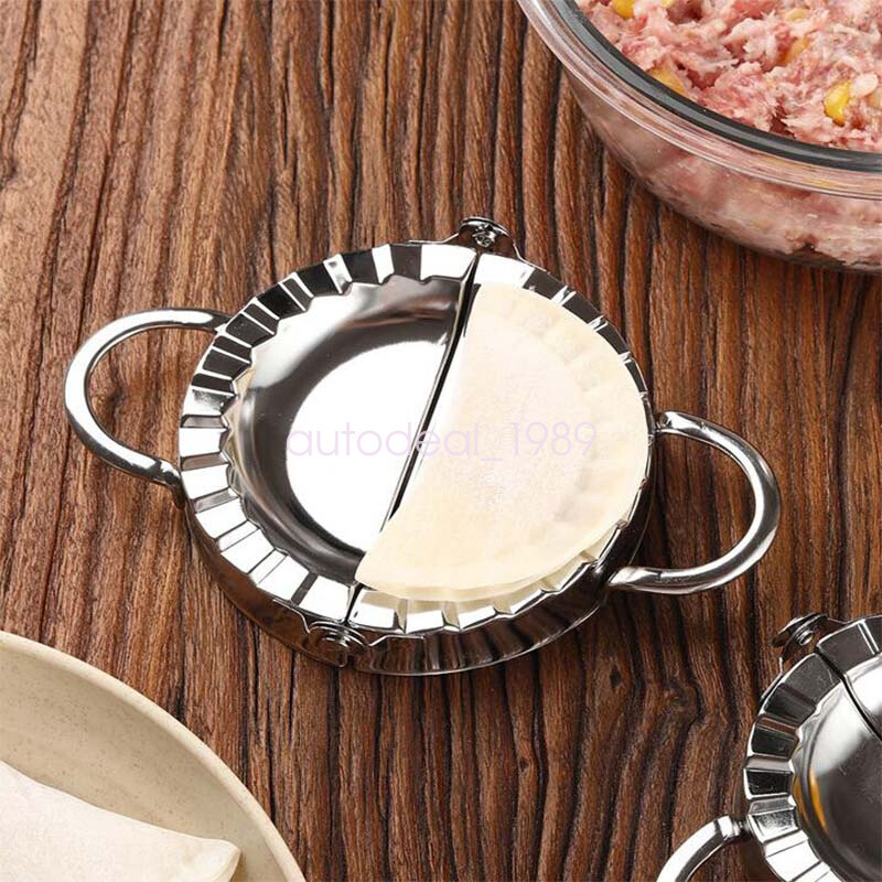 3pcs Dumpling Mould Press Cutter Mold Spoon Kit for Making Calzone Empanadas Pie