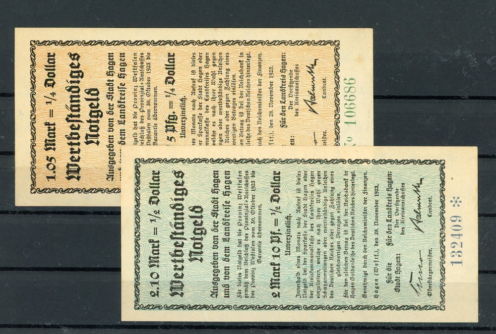 Hagen 2 Bills Emergency Money 2/20314