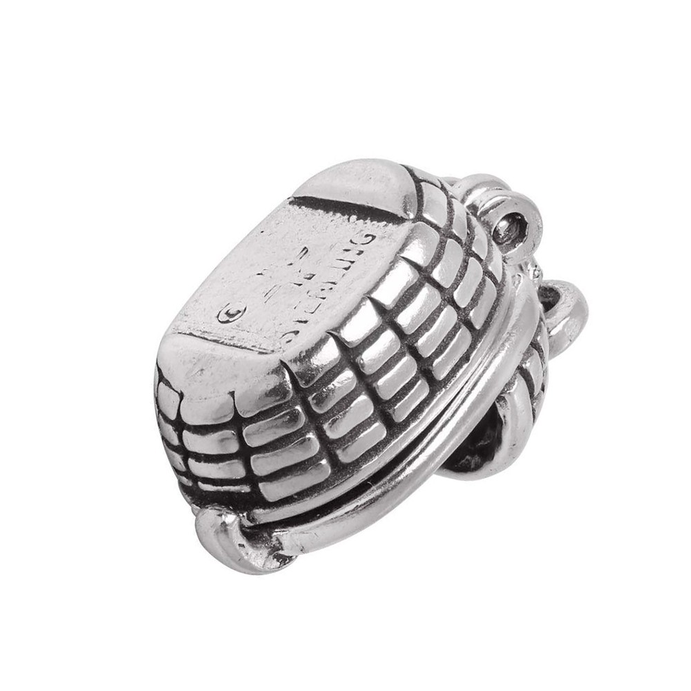 Baby Moses in Basket Movable 3D 925 Solid Sterling Silver Charm Opens USA MADE