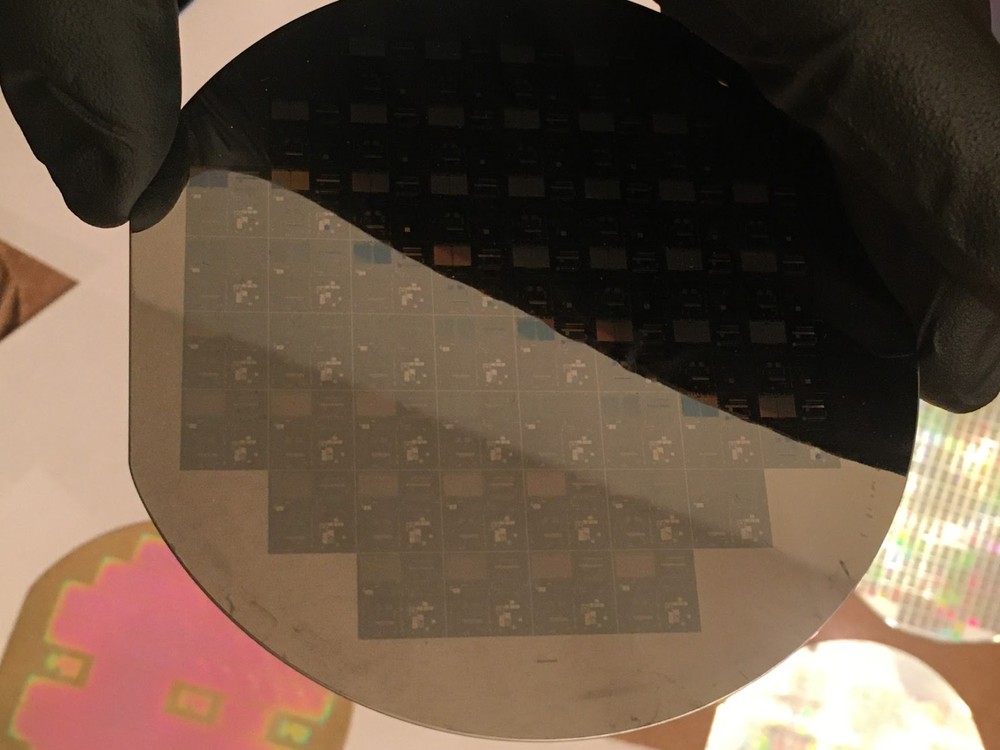 4" Unknown SIL1 Silicon Wafer 1980s Extremely Rare Vintage CPU Chip