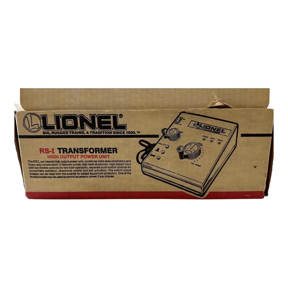 Lionel 6-12780 RS-I High Output Power Unit AC Transformer Controller Open Box