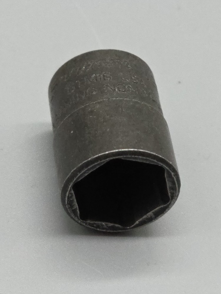 Snap-On Tools Non-Impact Socket 1/4" Drive 1/2” 6 Point GTM16 USA