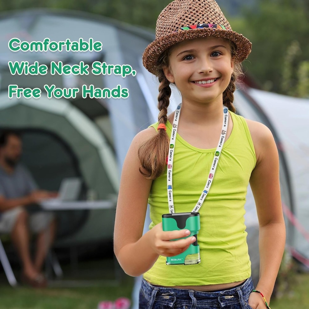 Rechargeable Pocket Microscope for Kids - 1000X Magnification & 4K Display