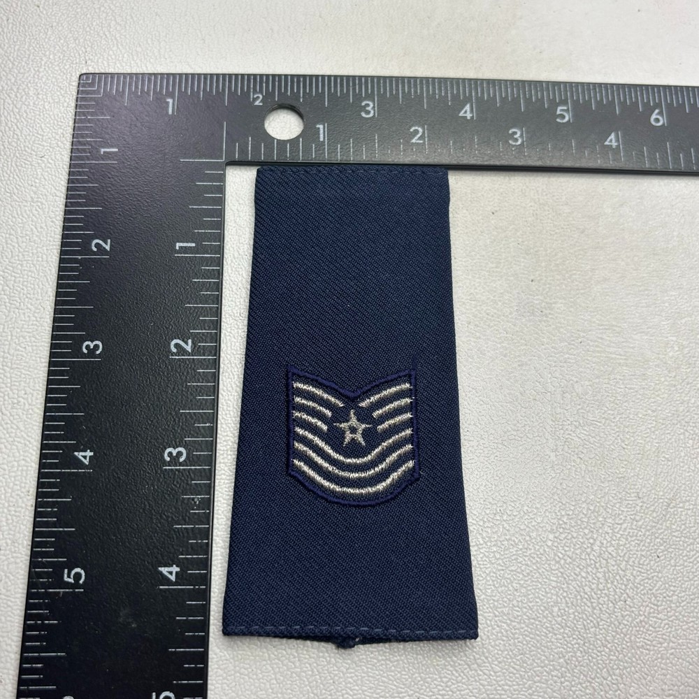 US Air Force MASTER SERGEANT Shoulder Mark (SINGLE) Military 54K2