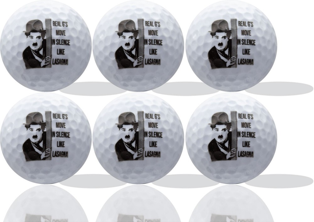 Chaplin Golf Balls 6 Pack • Great Gift Idea • Perfect Gift for Anyone!