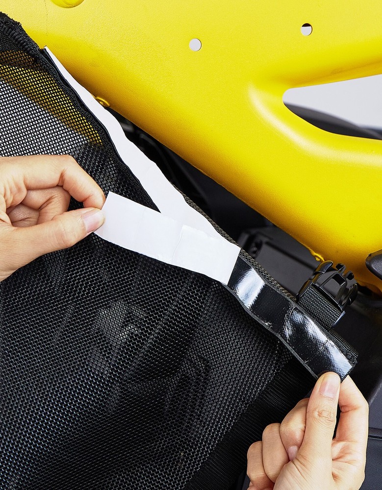 #715007376 UTV Upper Window Nets Wind Door Nets Set for Can-Am Maverick R 2024+