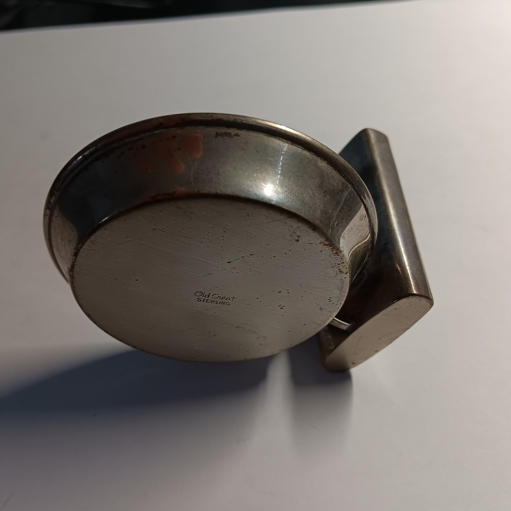 Old Crest H-M sterling small nut dish