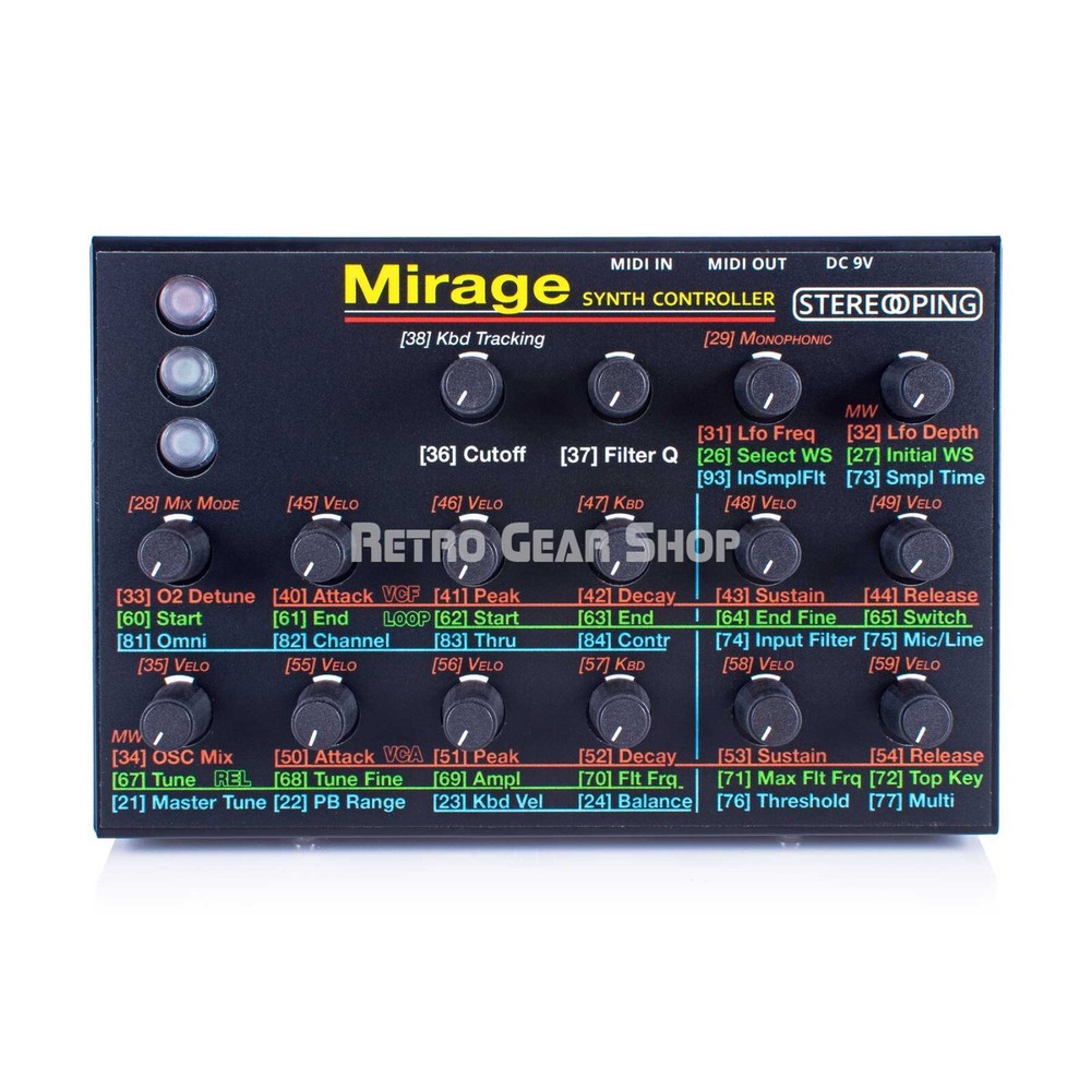 Stereoping CE-1 Mirage Midi Controller for Ensoniq Mirage Analog Synth