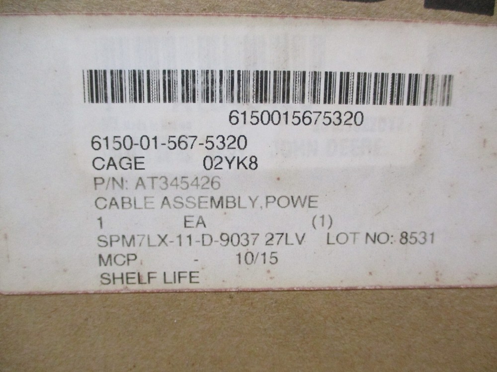 John Deere AT345426 Rear Frame Wiring Harnesses