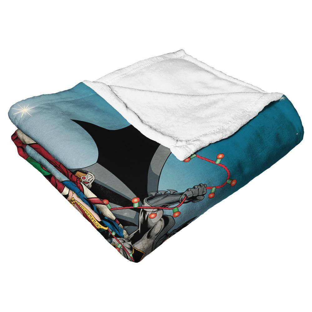 DC Comics Justice League Silk Touch Multi-Colored Throw Blanket Super Sleigh