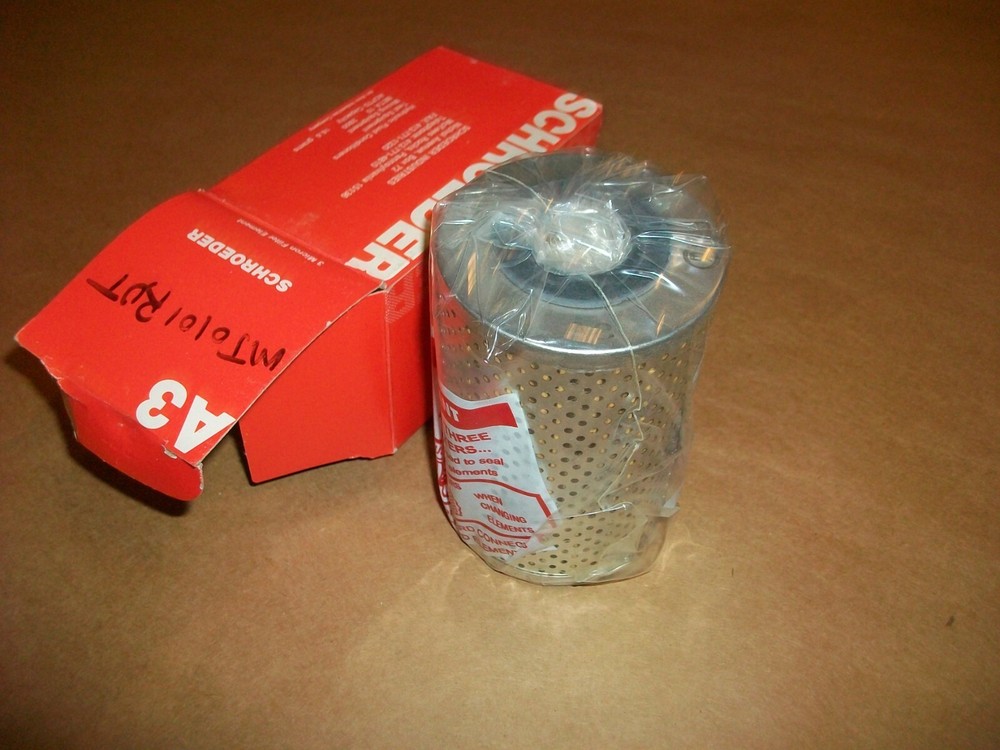 Schroeder A3 Hydraulic Filter  NEW IN BOX