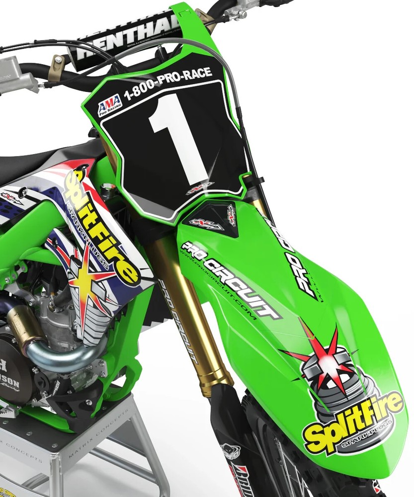 1999 Splitfire Pro Circuit Graphic Kit Kawasaki