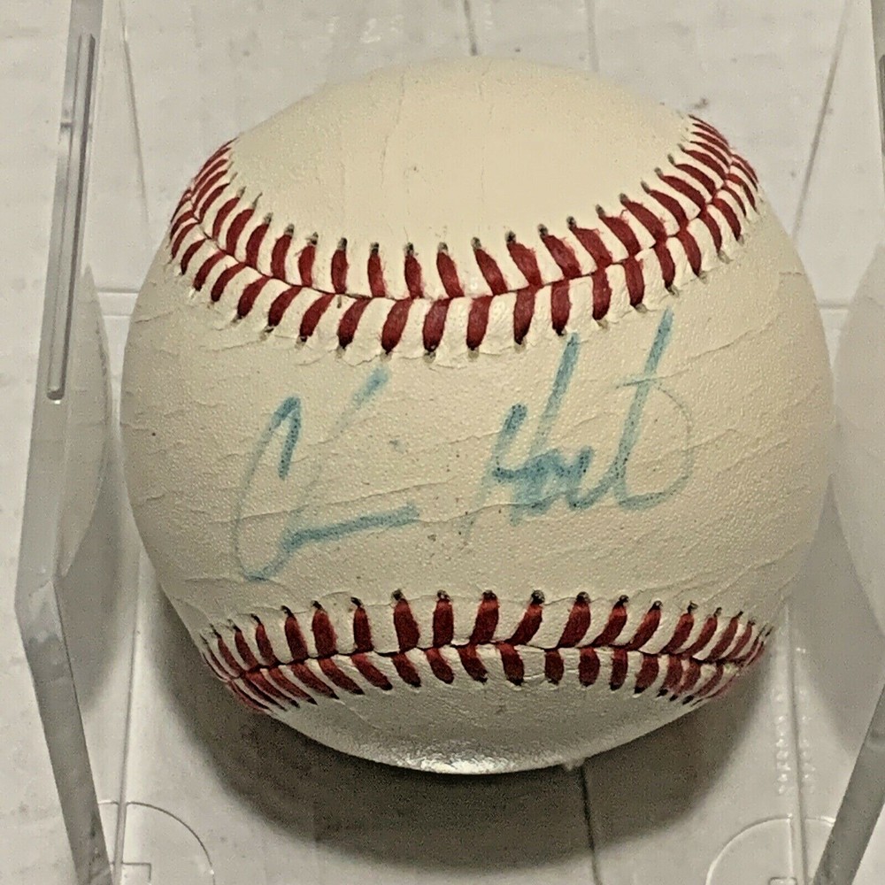 Chris Hoiles Baltimore Orioles Autographed Hand Signed Baseball
