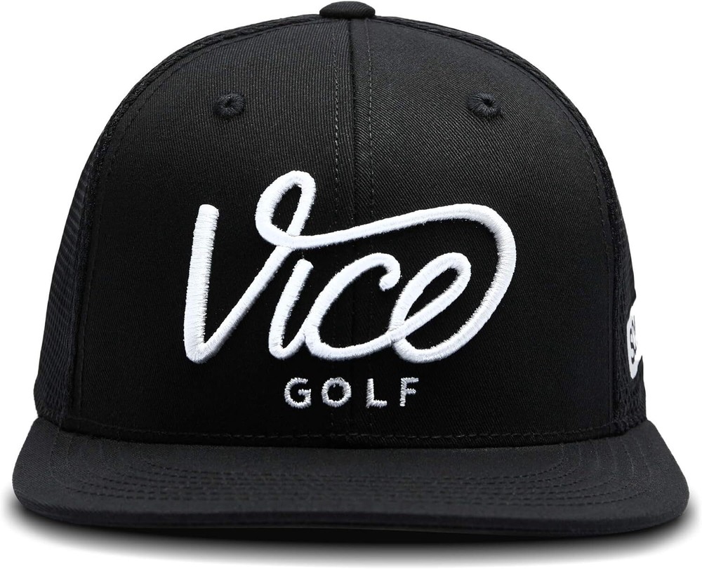 Vice Golf Squad Cap Medium, All Black