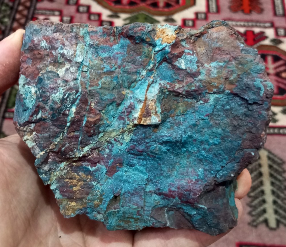 Gorgeous Colors Blue Laterite Cobalt Ore