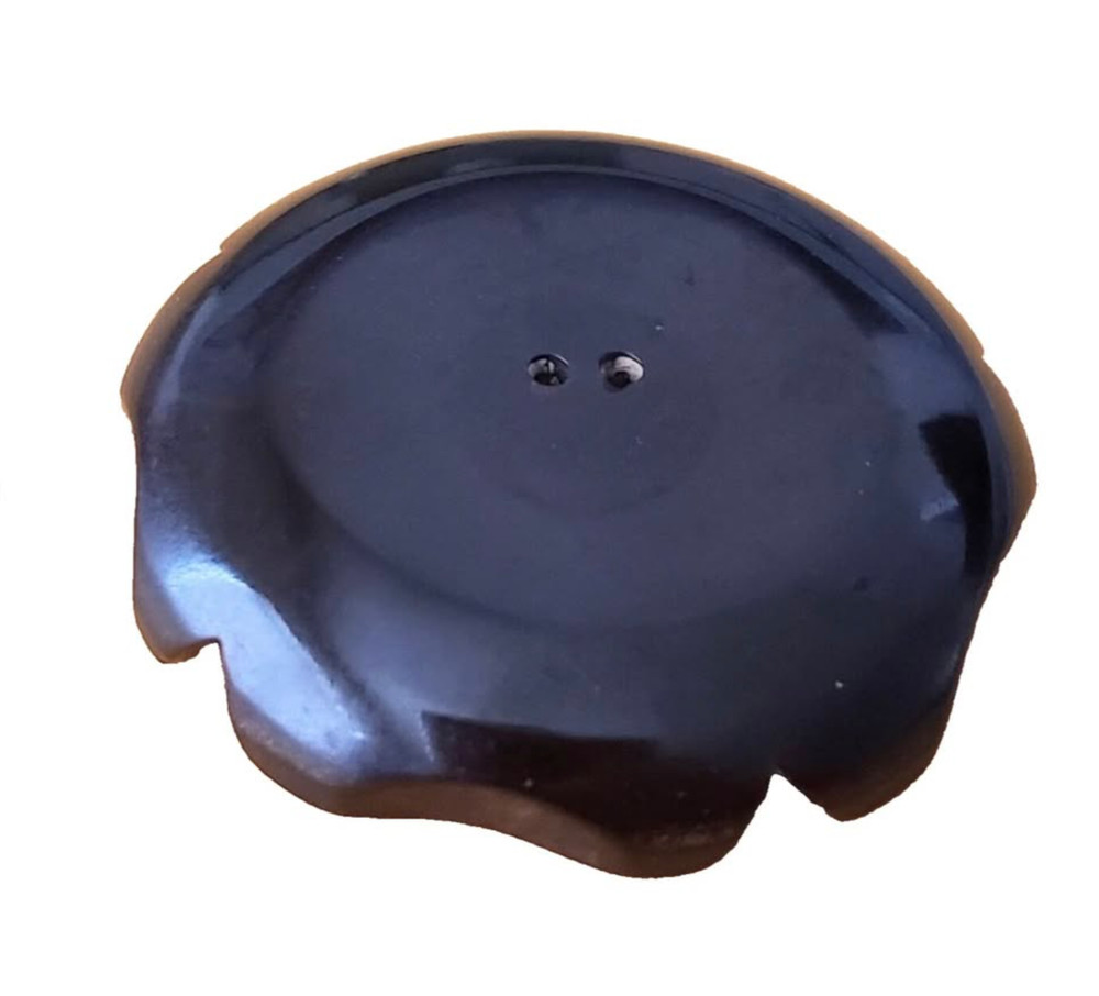 Large Carved Chunky Bakelite Flower Vintage Button