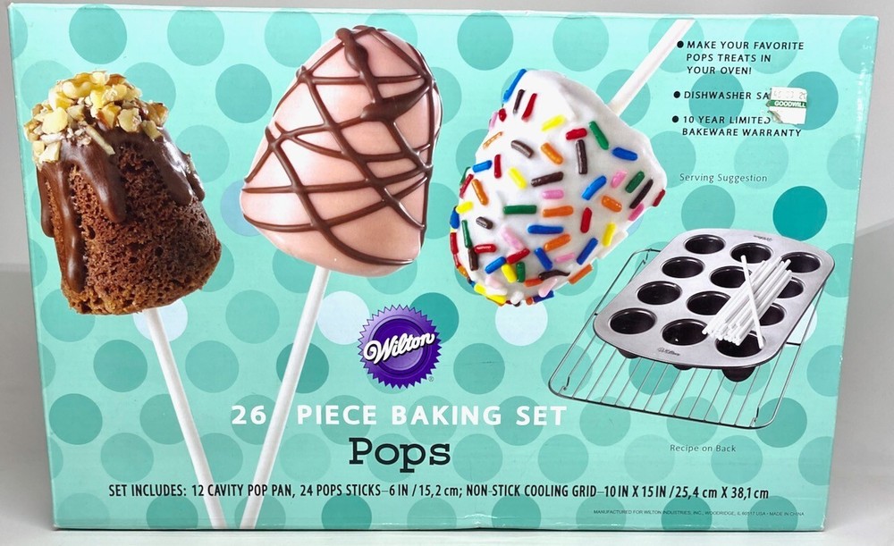 New Wilton 26 Piece Baking Cake Pop Set