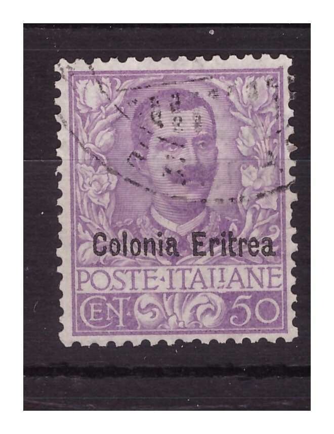 Eritrea 1903 - Floral Cents 50 Used