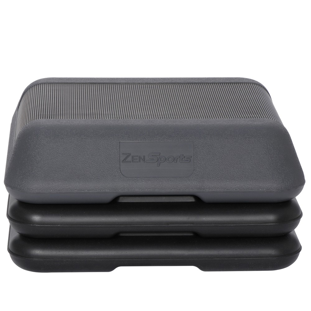 High-Intensity Step Aerobic Exercise Platform Nonslip with 4 Risers Exercise