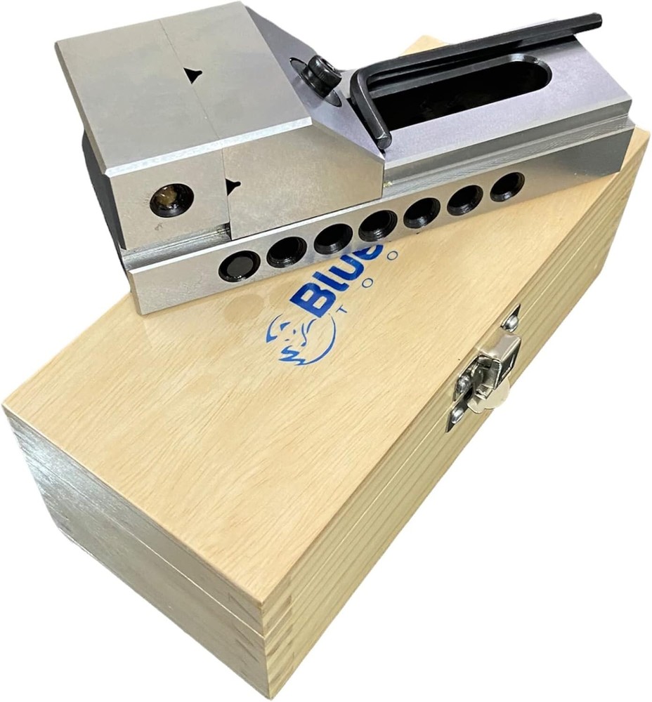 Bluefox 2" Precision Grinding Screwless Mini Insert Vise Toolmaker Steel .0002"