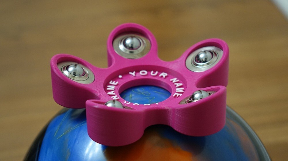 NEW VERSION Bowling Ball Rotating Cup Stand V.1.0 - Personalized