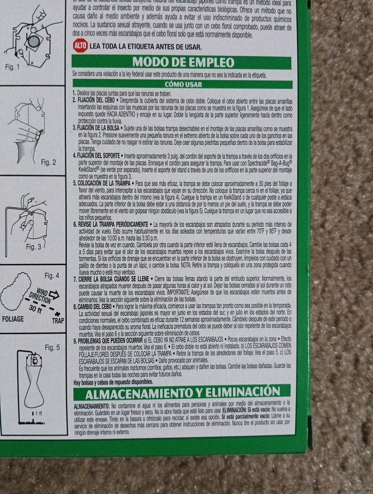 X10 Pack Spectracide Bag A Bug Japanese Beetle Trap 16901