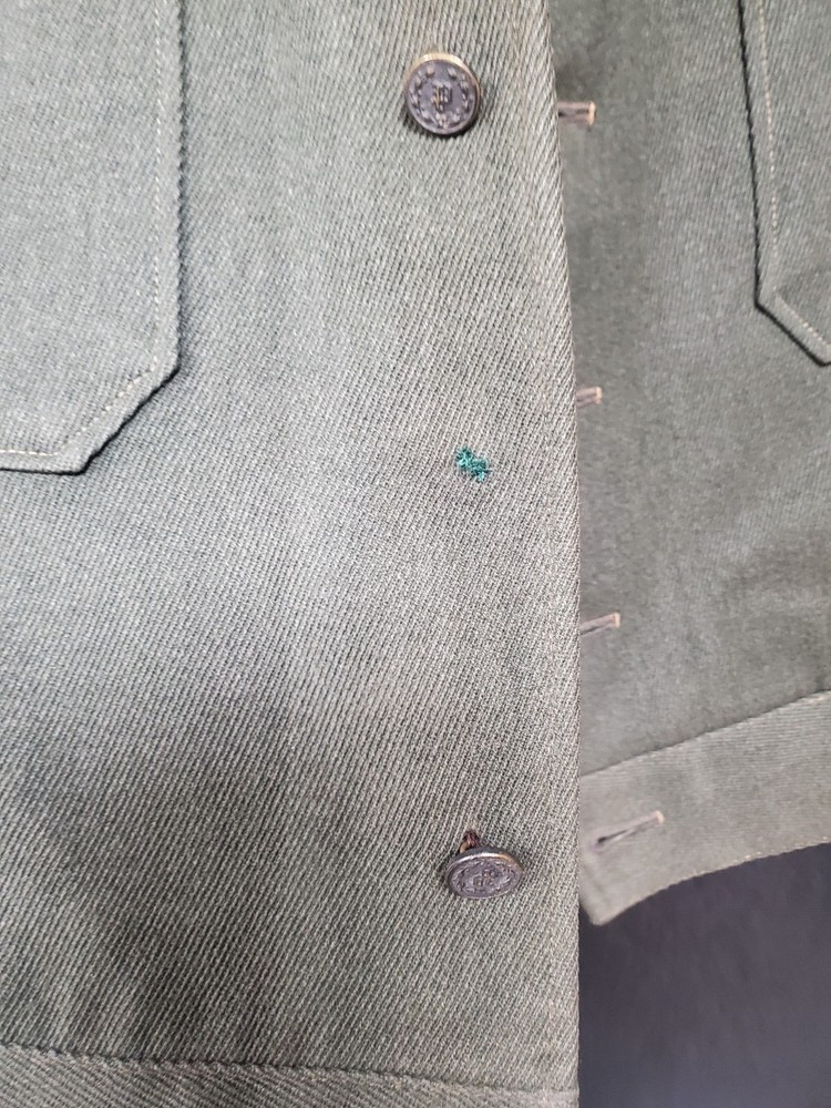 WW2 Military Jacket Green Wool Army