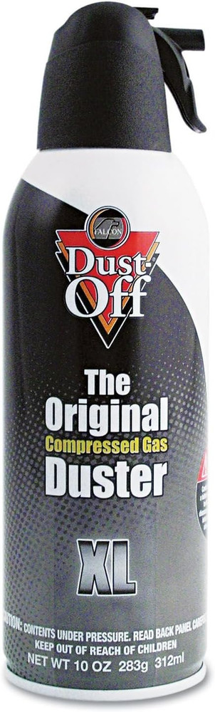 Disposable Compressed Gas Duster, 10 Oz - Pack of 2
