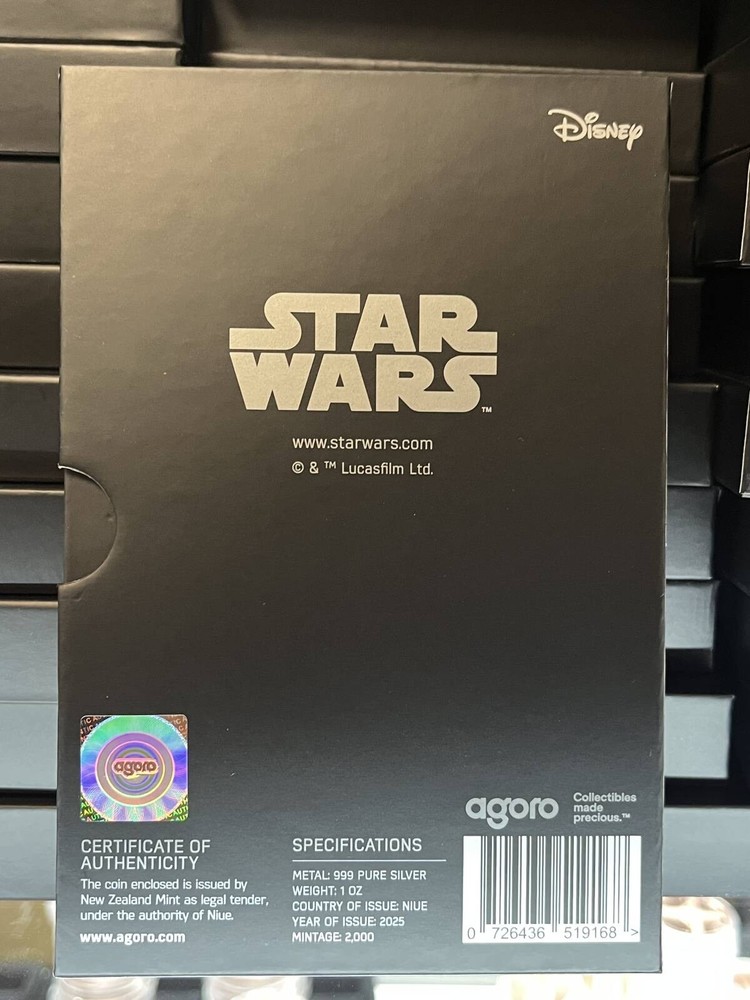 2025 Star War 1 oz BB-8 Silver Coin