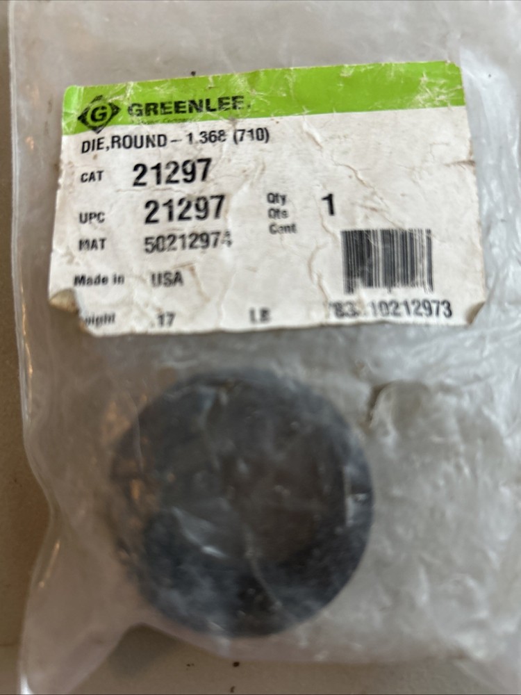 Greenlee Die Round 21297 710