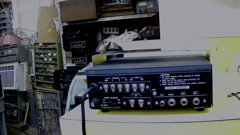 SPECO 30 watt Solid State Public Address Amplifier