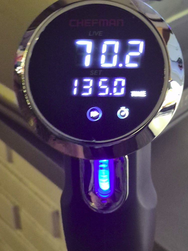 CHEFMAN RJ39 BLACK SOUS VIDE PRECISION COOKER - IMMERSION CIRCULATOR DIGITAL