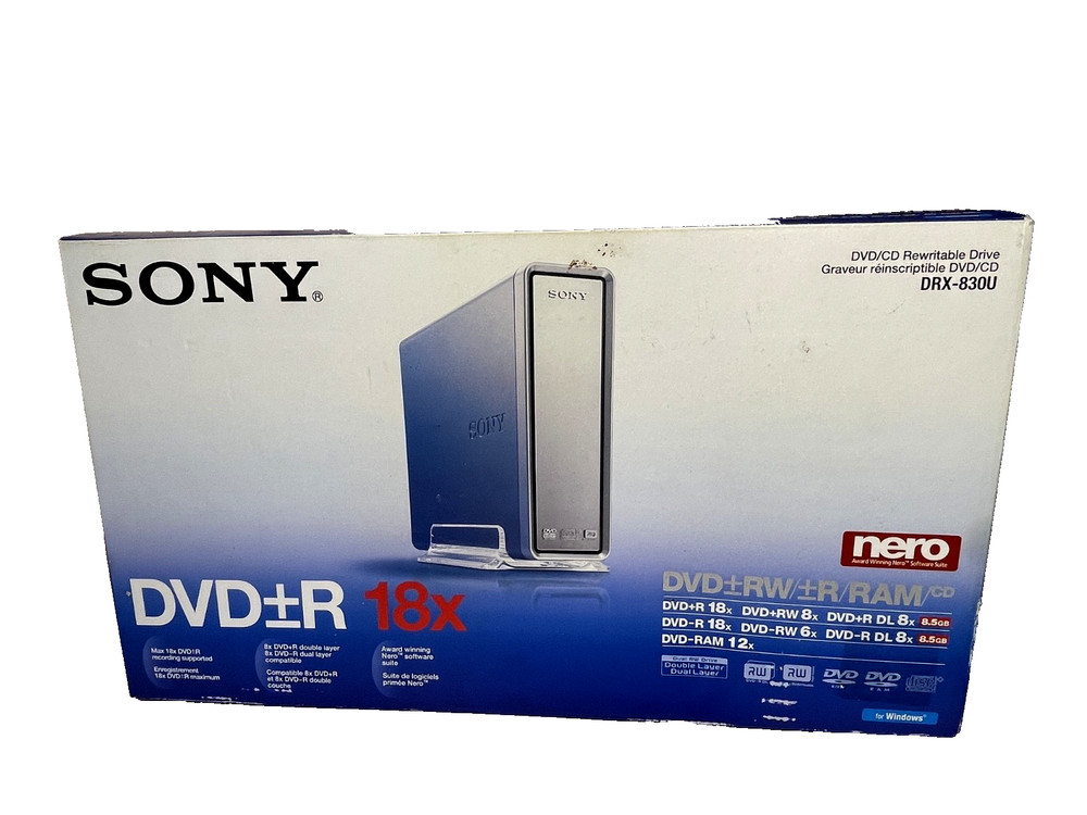SONY DRX-830U DVD/CD Rewritable Drive, Windows Compatible, Tested & Working