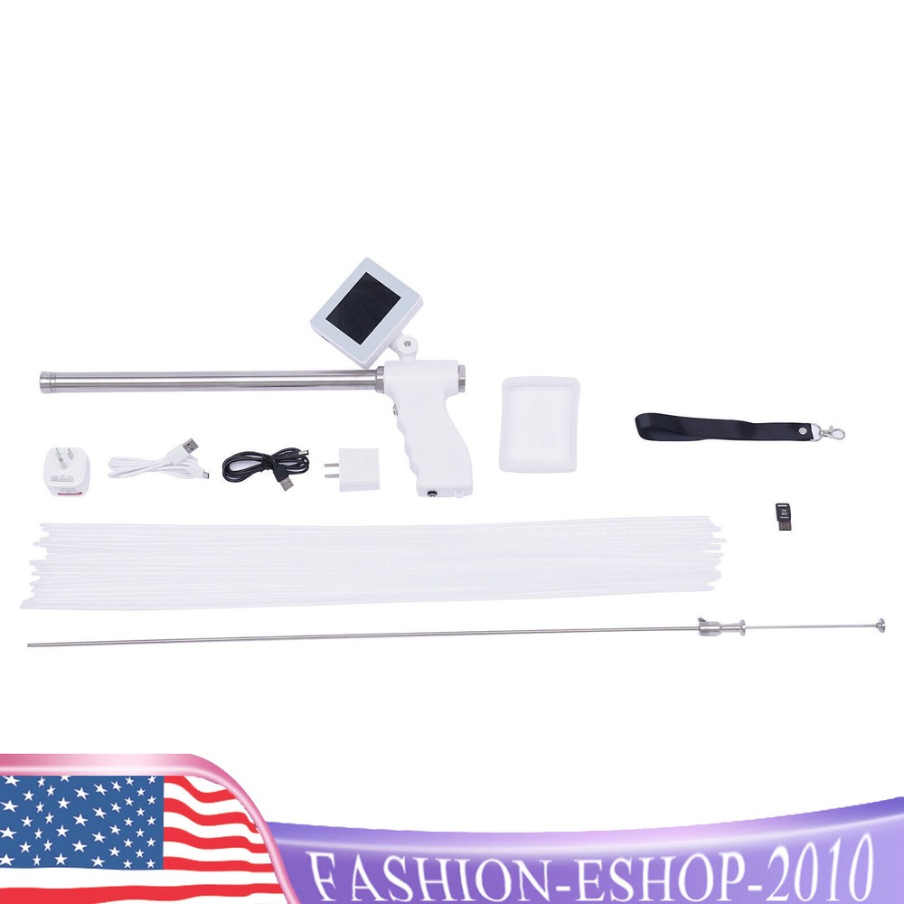 Insemination Kit w/ Adjustable HD Screen For Cows Cattle Visual Insemination Gun