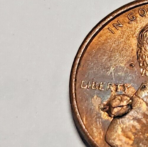 1993 D LINCOLN CENT - DIE CRACK / DIE CHIP