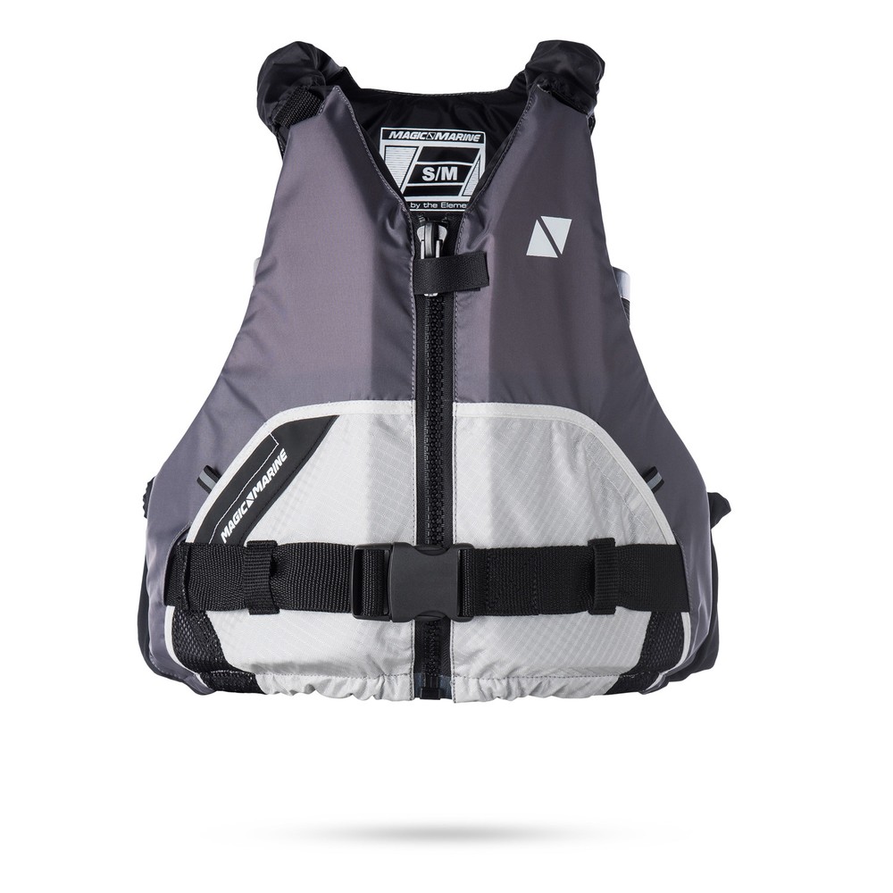 Magic Marine Wave Front-Zip Buoyancy Aid 2023 - Light Grey