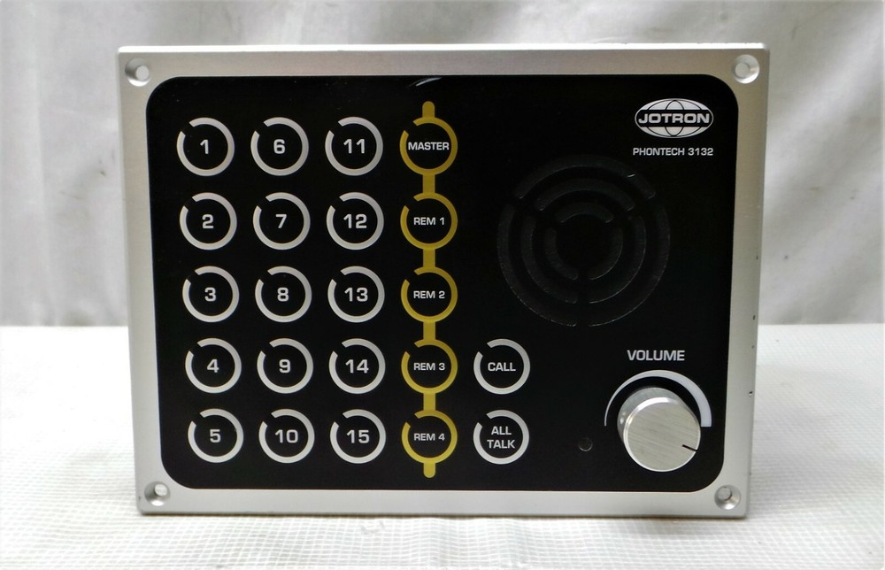 JOTRON PHONTECH 3132 COMMAND INTERCOM SYSTEM