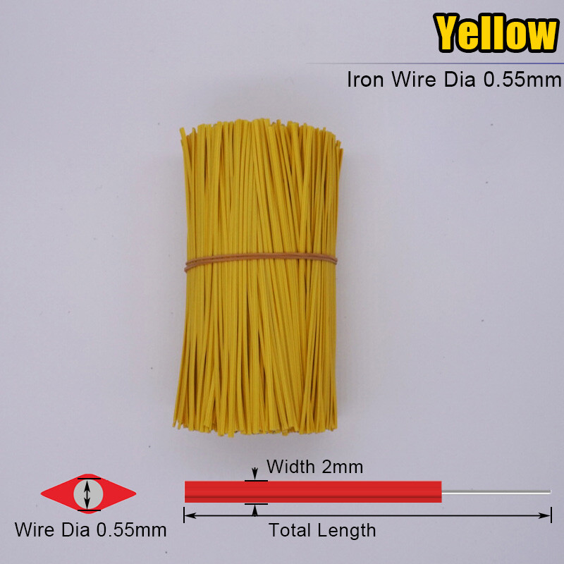 0.55mm Colorful Plant Tie Bundle Support Adjustable Garden Securing Fix Reusable