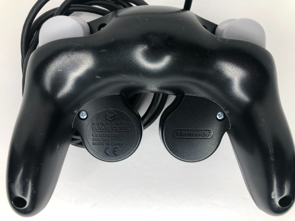 Official Nintendo GameCube Controller Jet Black (OEM T2 Tight Stick) *DOL-003
