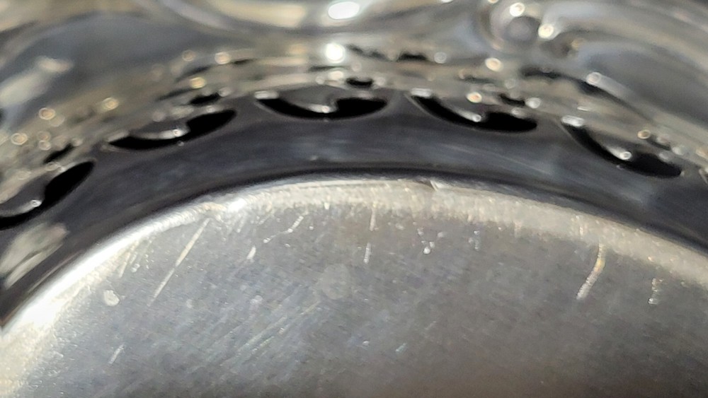 Vintage Gorham Sterling Silver Pierced Oval Bowl