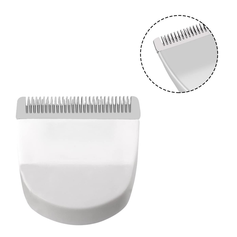 2 Pack Professional Peanut Clipper/Trimmer Snap On Replacement White 2 Pcs
